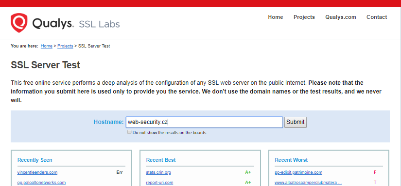 SSLlabs - SSL Server Test